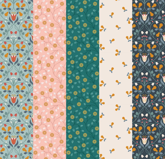 LIMITED EDITION!! Fabric Cafe Zenith Quilt Kit Featuring Lewis & Irene Wintertide Fabric Collection Finished Size: 50"x72"