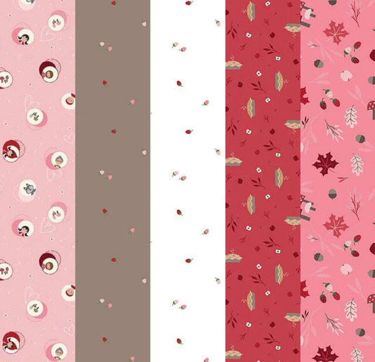 LIMITED EDITION!! Fabric Cafe Zenith Quilt Kit Featuring Riley Blake To Grandmother's House Fabric Collection Finished Size: 50"x72"