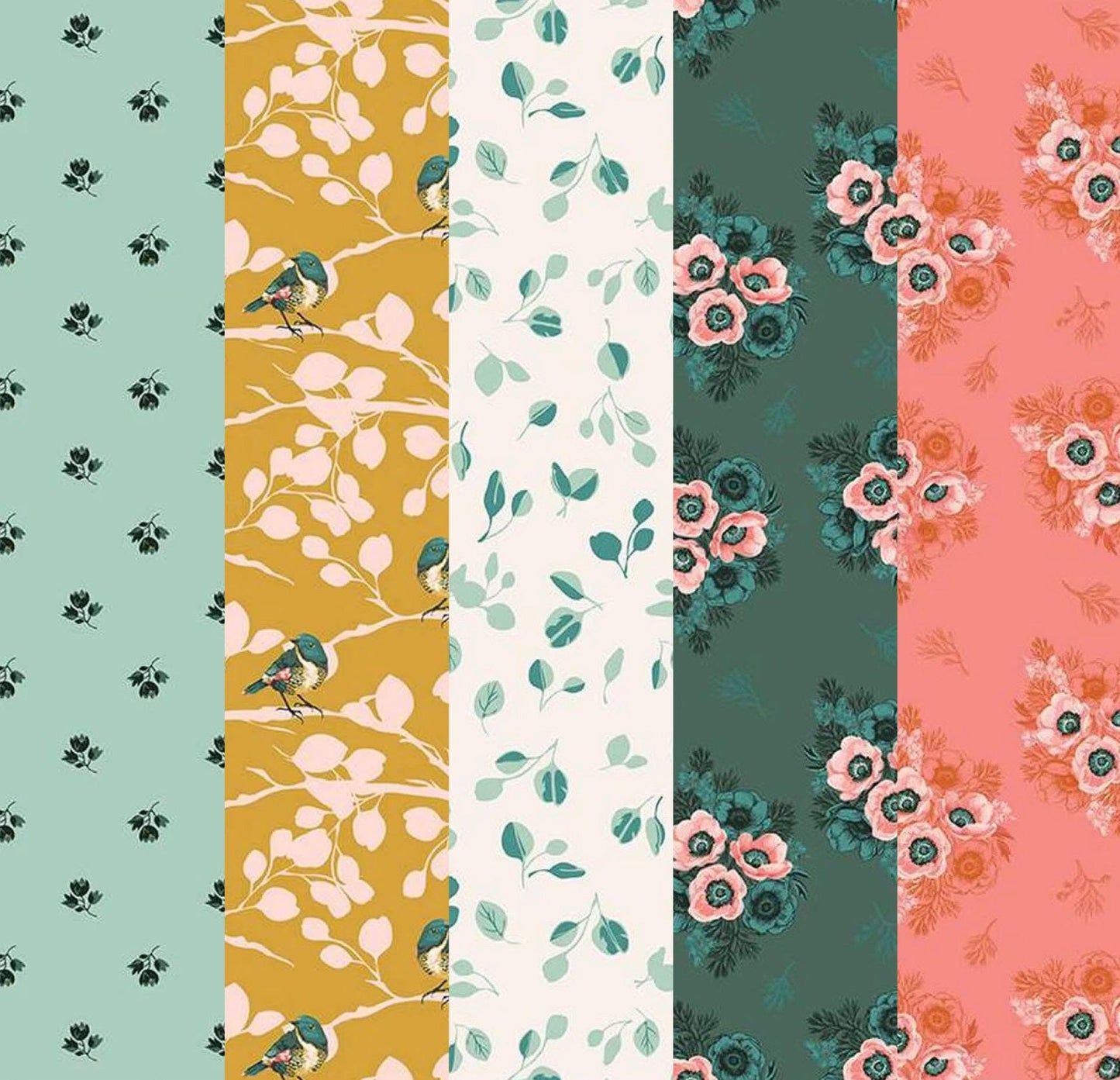 LIMITED EDITION!! Fabric Cafe Zenith Quilt Kit Featuring Riley Blake Porch Swing Fabric Collection Finished Size: 50"x72"