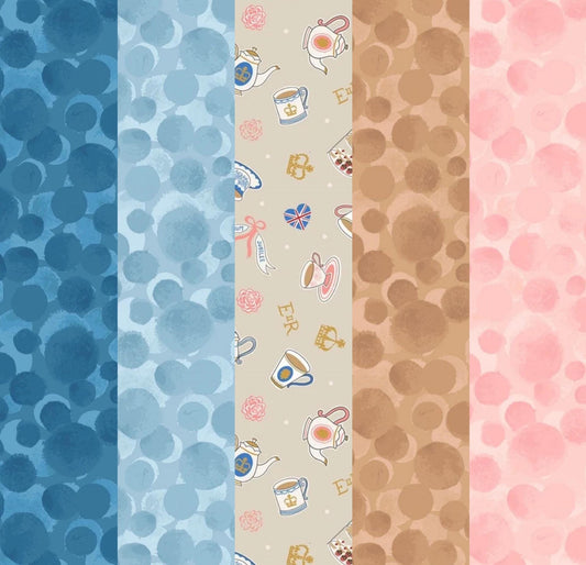 LIMITED EDITION!! Fabric Cafe Zenith Quilt Kit Featuring Lewis & Irene Jubilee Fabric Collection Finished Size: 50"x72"