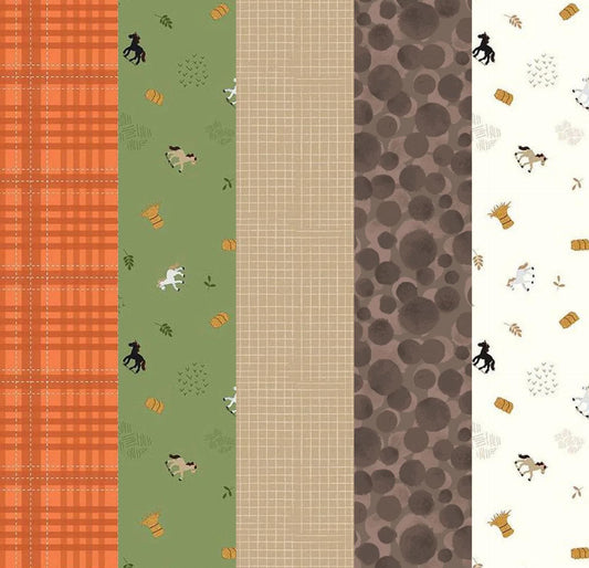 LIMITED EDITION!! Fabric Cafe Passage Quilt Kit Featuring Riley Blake Country Life Fabric Collection Finished Size: 54”x63"