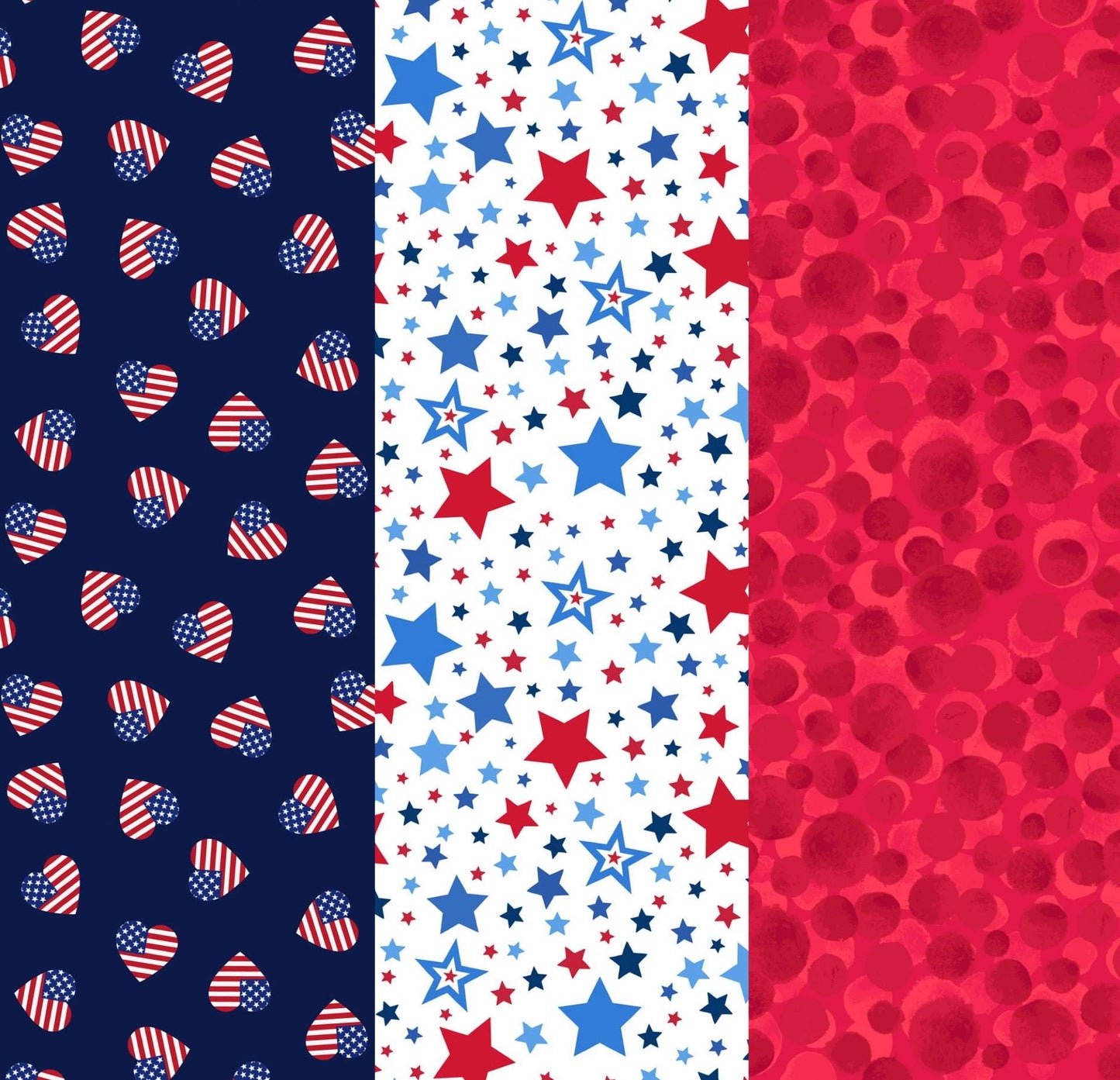 LIMITED EDITION!! Fabric Cafe Valor Quilt Kit Featuring Lewis & Irene Americana Fabric Collection Finished Size: 43.5"x61.5"