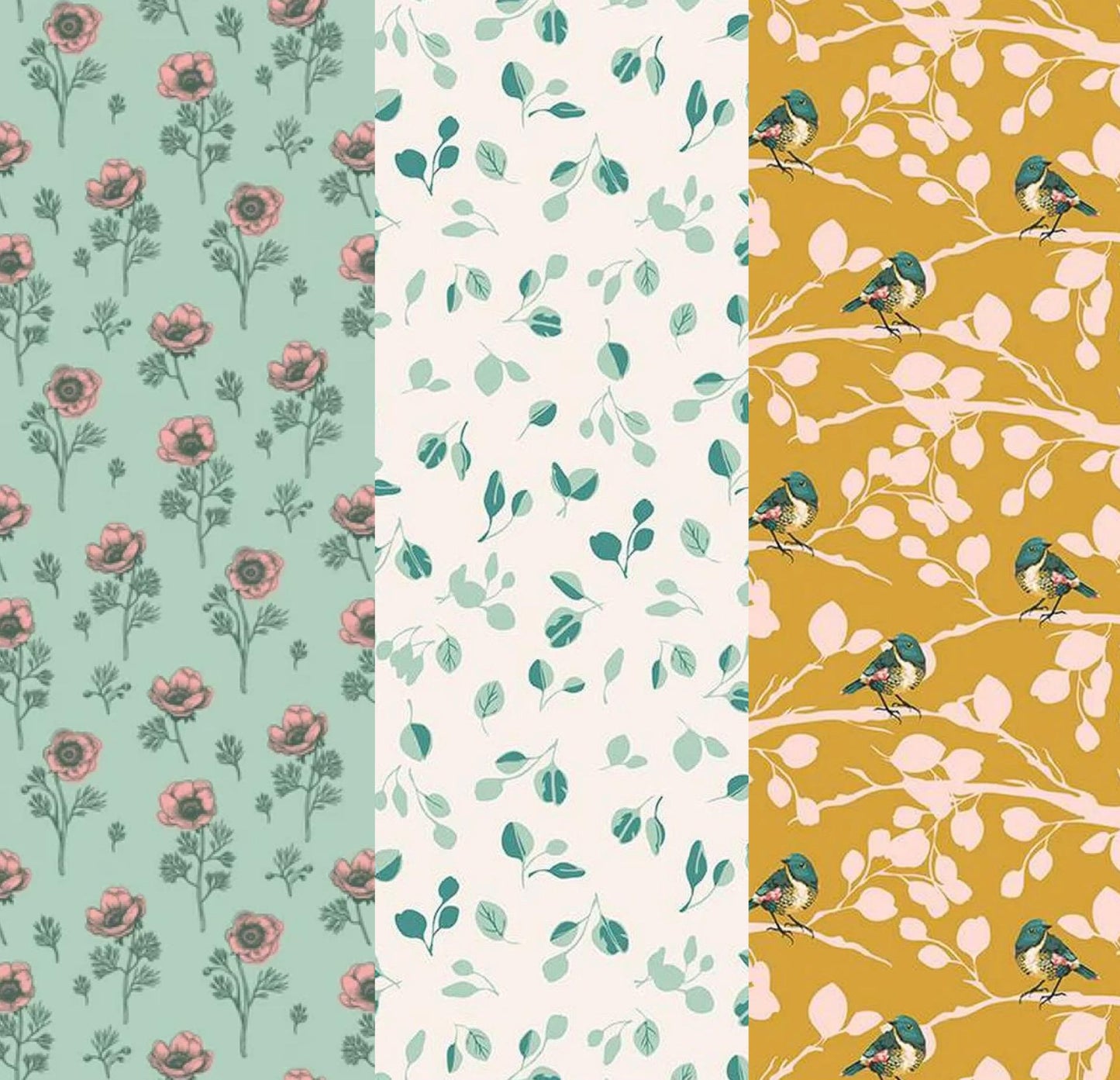 LIMITED EDITION!! Fabric Cafe Waves Quilt Kit Featuring Riley Blake Porch Swing Fabric Collection Finished Size: 44.5"x60.5"