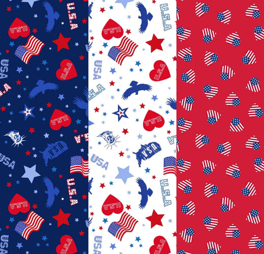 LIMITED EDITION!! Fabric Cafe Waves Quilt Kit Featuring Lewis & Irene Americana Fabric Collection Finished Size: 44.5"x60.5"