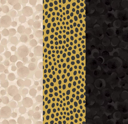 LIMITED EDITION!! Fabric Cafe Amore Quilt Kit Featuring Lewis & Irene Small Things Wild Animals Fabric Collection Finished Size: 39"x57"