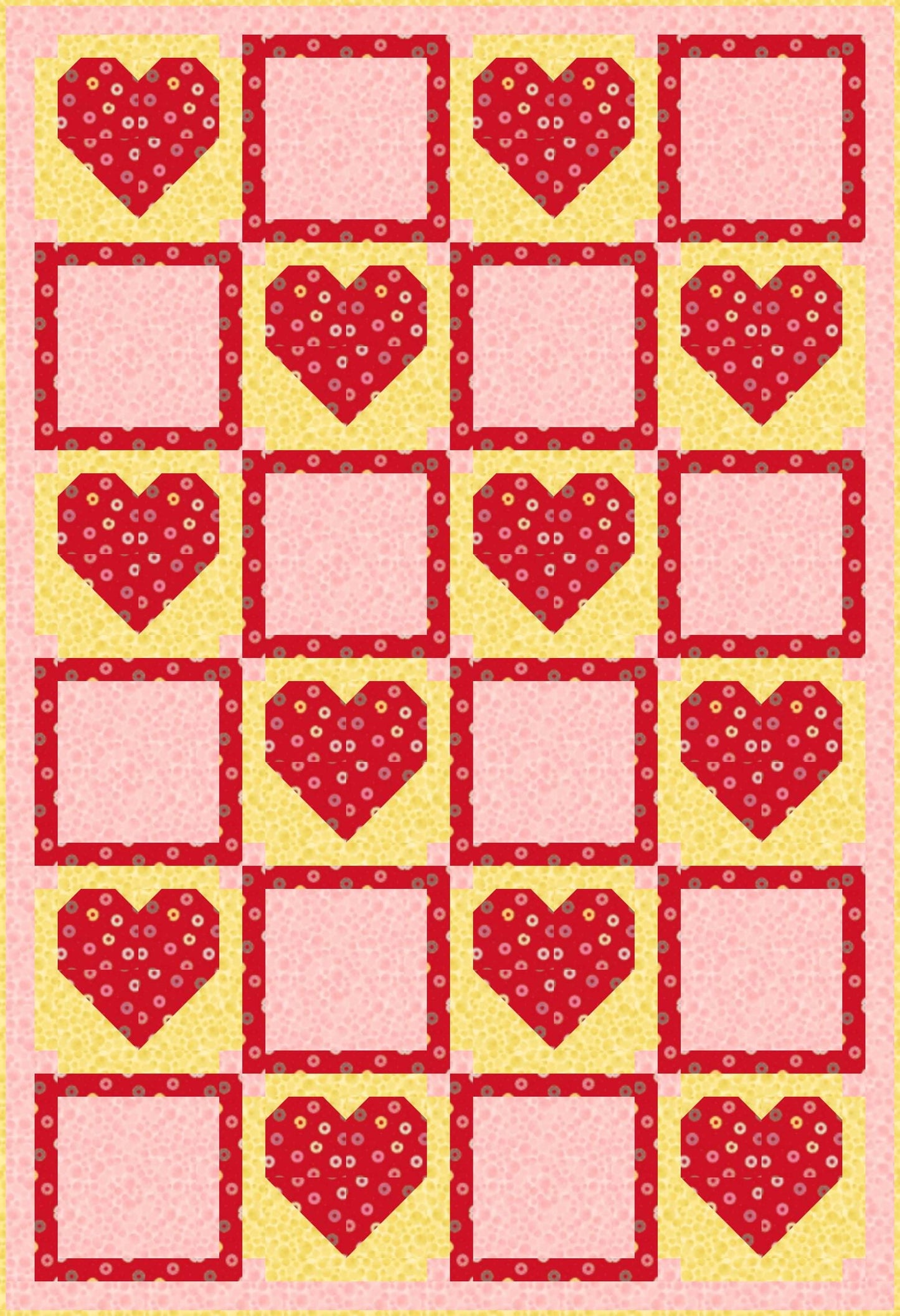 LIMITED EDITION!! Fabric Cafe Amore Quilt Kit Featuring Lewis & Irene Small Things Sweet Fabric Collection Finished Size: 39"x57"