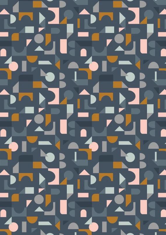 LIMITED EDITION!! Fabric Cafe Amore Quilt Kit Featuring Lewis & Irene Forme Fabric Collection Finished Size: 39"x57"