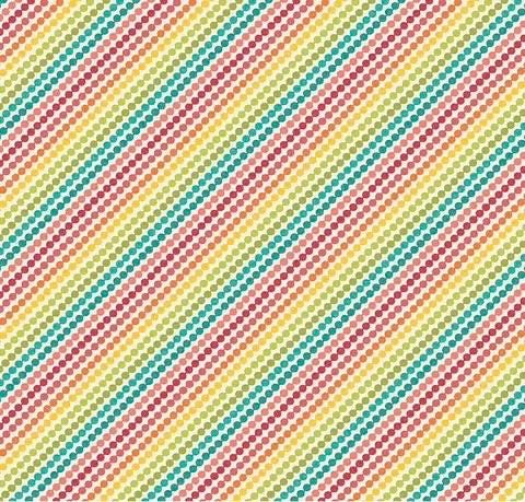 Riley Blake Heather Peterson Market Street Fabric Collection Rainbow Stripes on Cream Premium 100% Quilt Shop Quality Cotton Fabric