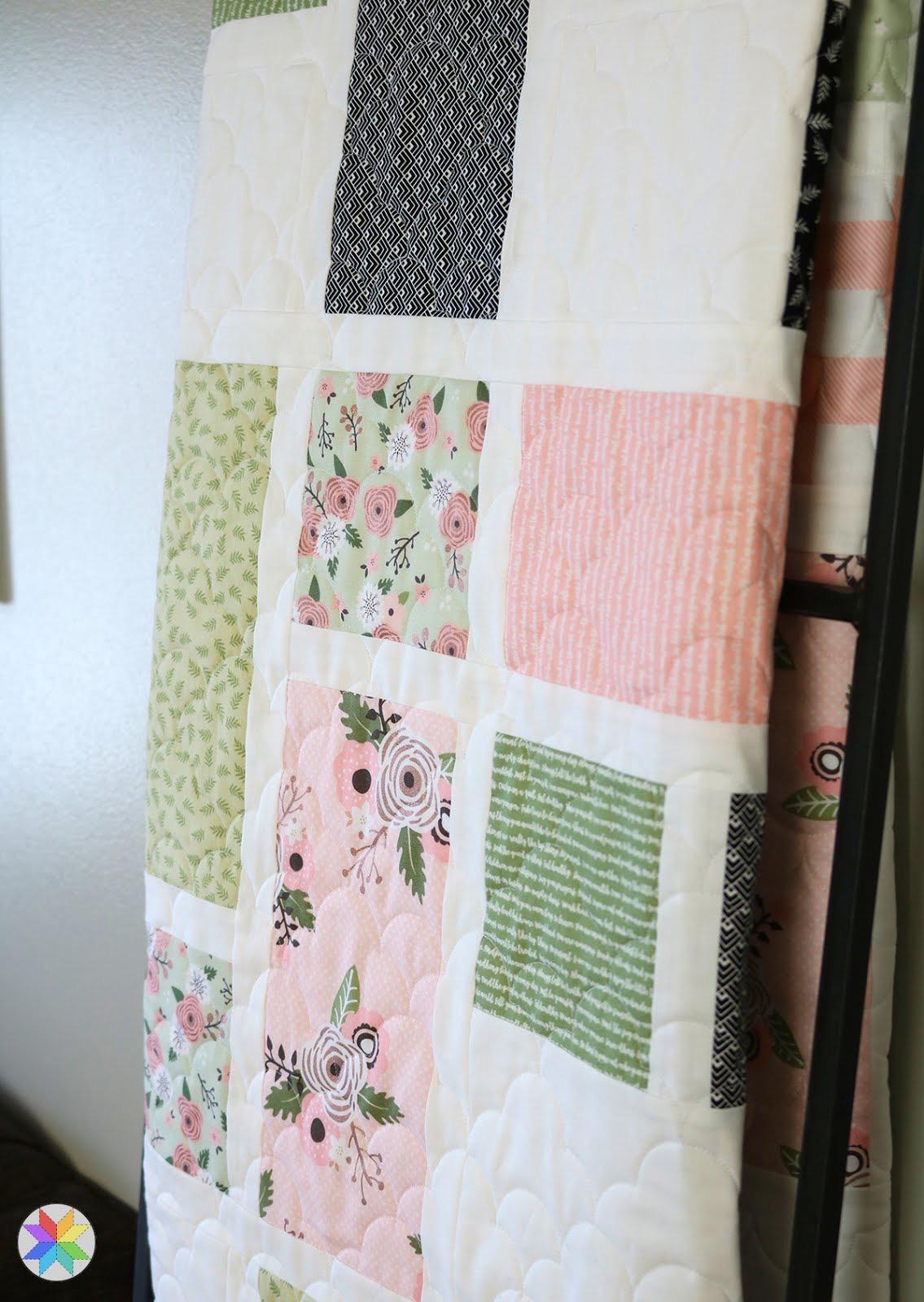 A Bright Corner Grandstand Quilt Pattern - 4 Size Variations Per Pattern ABC352