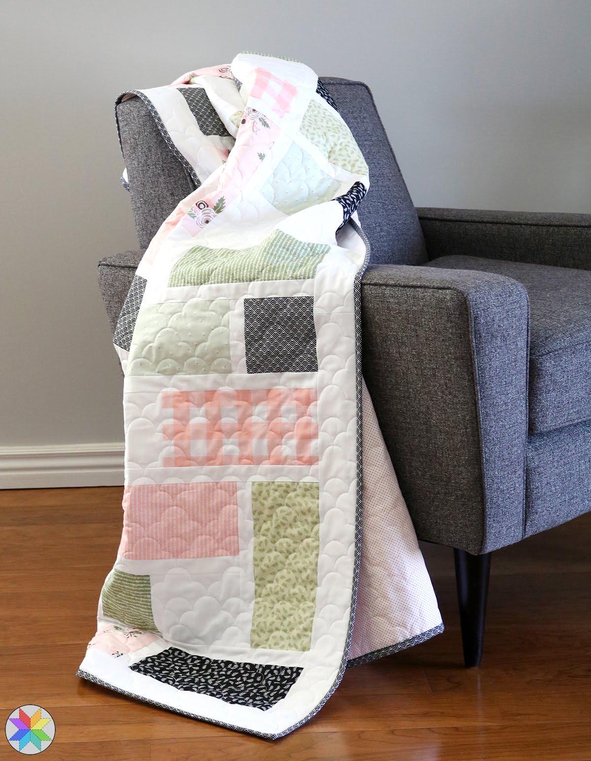 A Bright Corner Grandstand Quilt Pattern - 4 Size Variations Per Pattern ABC352