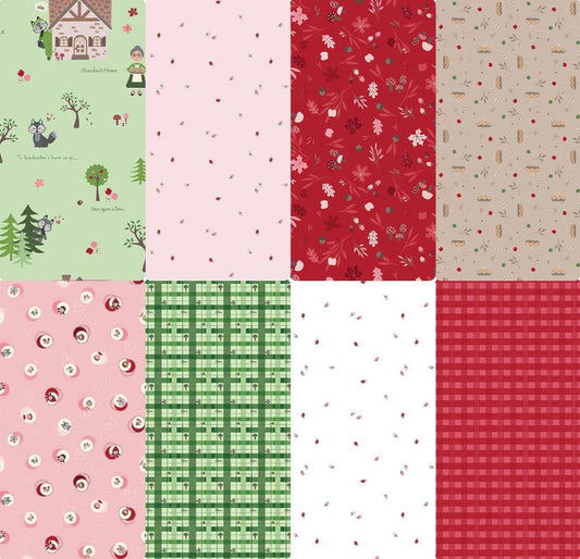 LIMITED EDITION!! Riley Blake Pen + Paper Patterns Book Nook Quilt Kit Featuring Riley Blake To Grandmother's House Fabric Collection