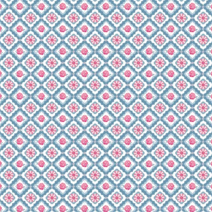NEW ARRIVAL!! Poppie Cotton Blue Swan Song Quilt Kit Featuring Poppie Cotton Stolen Moments Fabric Collection Finished Size: 58"x58"