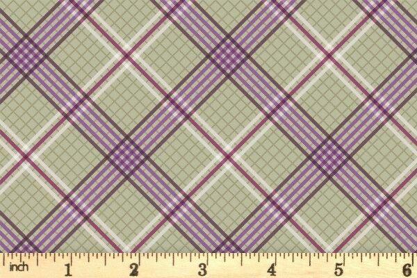 LAST BOLT!! Lewis & Irene Loch Lewis Flannel Fabric Collection Green Check Premium 100% Cotton Flannel Fabrics