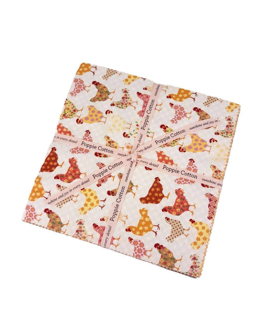 Poppie Cotton Prairie Sisters Homestead Fabric Collection 60pc 5" Stacker Authentic Premium 100% Cotton Quilt Shop Quality Fabrics