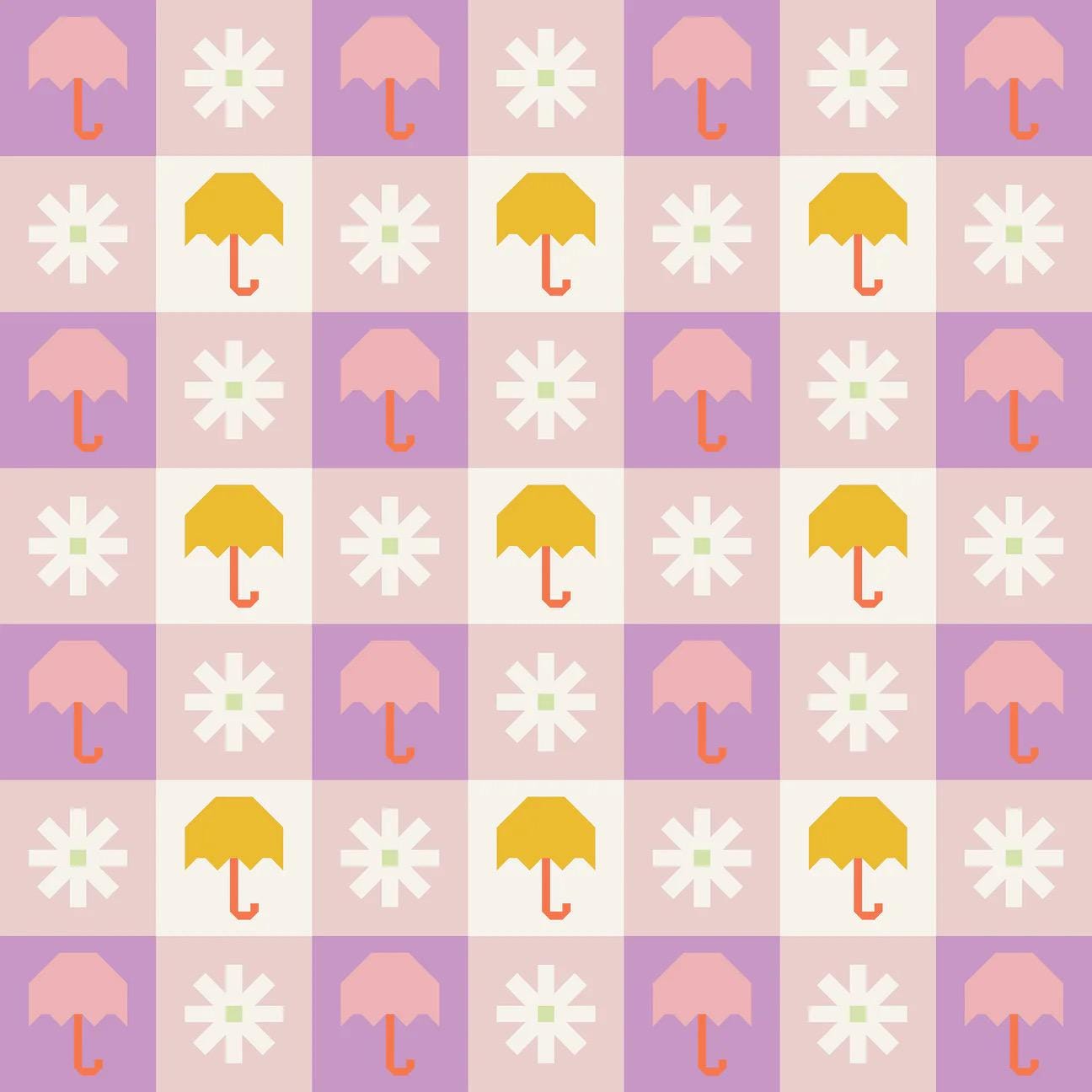 Pen + Paper Patterns Chance of Rain Quilt Pattern - 3 Size Variations Per Pattern (Optional Fineline Glue Tip Sets Sold Separately)