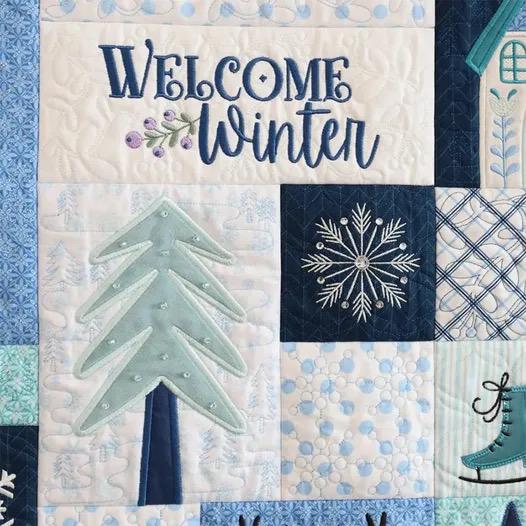 Kimberbell Enchanted Winter Quilt Collection (Options: Machine Embroidery CD, Embellishment Kit, Fabric Kit, Thread Set)