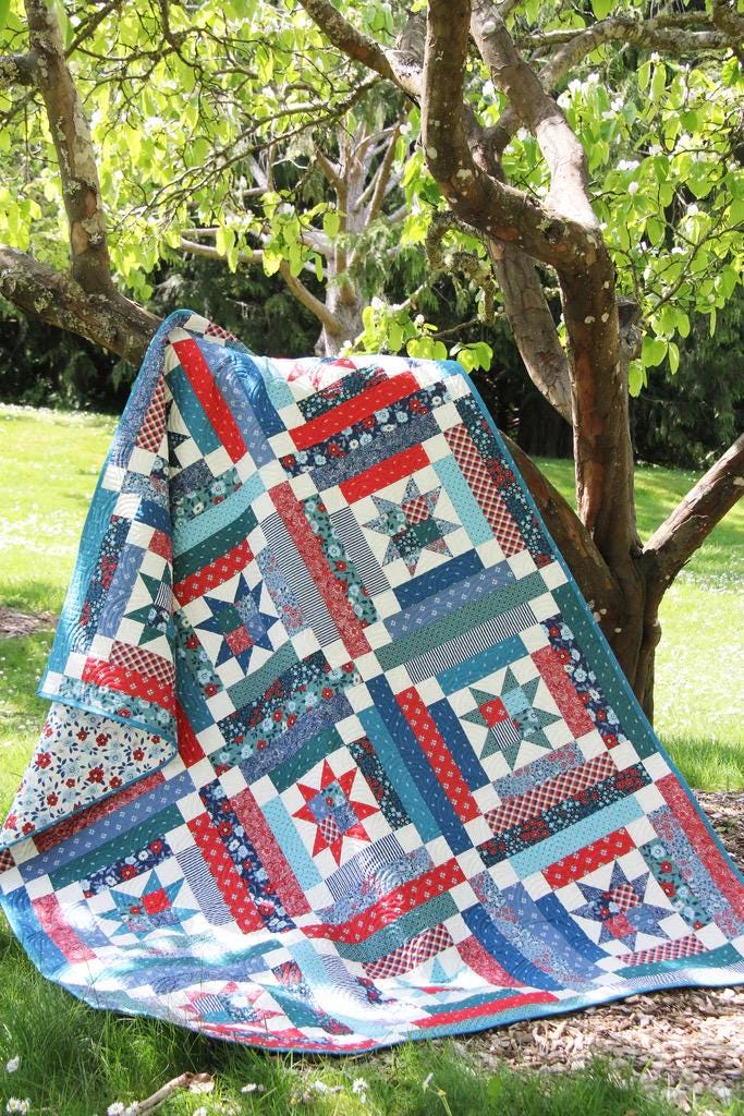 Cluck Cluck Sew Quilts Limelight Quilt Pattern - 5 Size Variations Per Pattern CCS#226