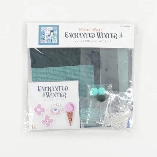 Kimberbell Enchanted Winter Quilt Collection (Options: Machine Embroidery CD, Embellishment Kit, Fabric Kit, Thread Set)