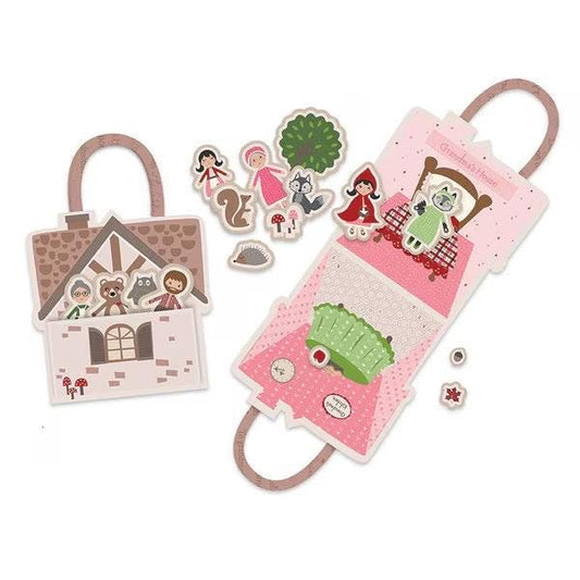 Riley Blake Jennifer Long To Grandmother's House Storybook Felt Panel Play Book Premium 100% Polyester Felt Fabrics