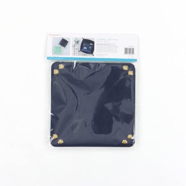 Kimberbebll Kimber Blanks Mint & Navy Snap Trays 8.25"x8.25"