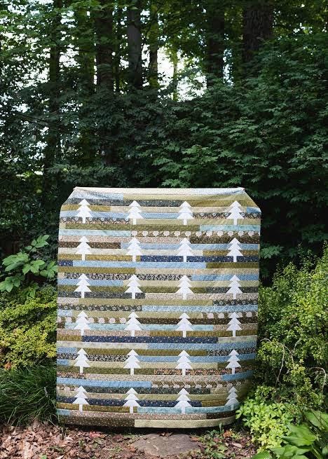 Modernly Morgan Jelly Trees Quilt Pattern Finished Size 64"x76" MM-034