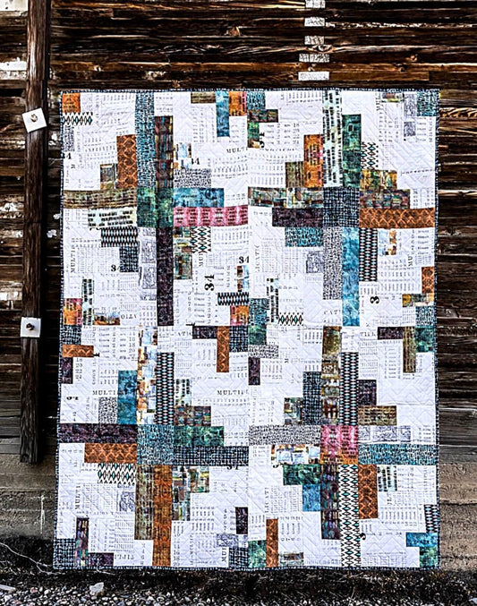 Cotton Street Commons Stonehenge Quilt Pattern Finished Size 60”x72”