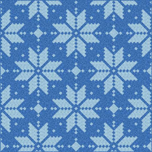 LIMITED EDITION Lo & Behold Knitted Star Quilt Kit Featuring Lewis and Irene Bumbleberries Fabric Collection (Throw and Bed Sizes Available)