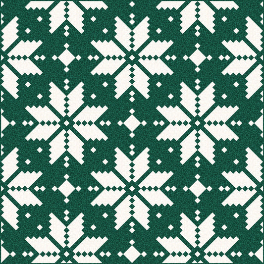 LIMITED EDITION Lo & Behold Knitted Star Quilt Kit Featuring Lewis and Irene Bumbleberries Fabric Collection (Throw and Bed Sizes Available)