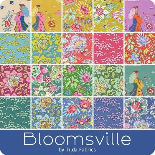 LAST BOLT! Tilda Bloomsville Fabric Collection Abloom Dijon Authentic Premium 100% Cotton Fabrics