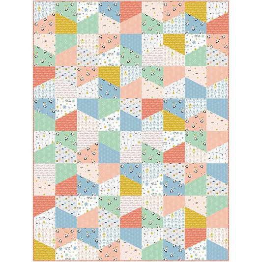 A Bright Corner Lofty Quilt Pattern - 4 Size Variations Per Pattern
