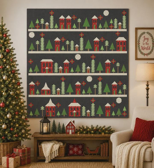 Suzn Quilts Patterns Christmas Night Quilt Pattern (Suzn Quilts Acrylic Rulers Sold Separately)