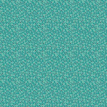 Poppie Cotton Betsy's Sewing Kit Fabric Collection Corn Flowers on Teal Authentic Premium 100% Cotton Quilt Shop Quality Fabrics