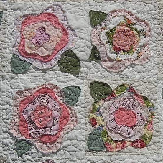 Heather French Vintage Meadow Artworks French Roses Quilt Pattern