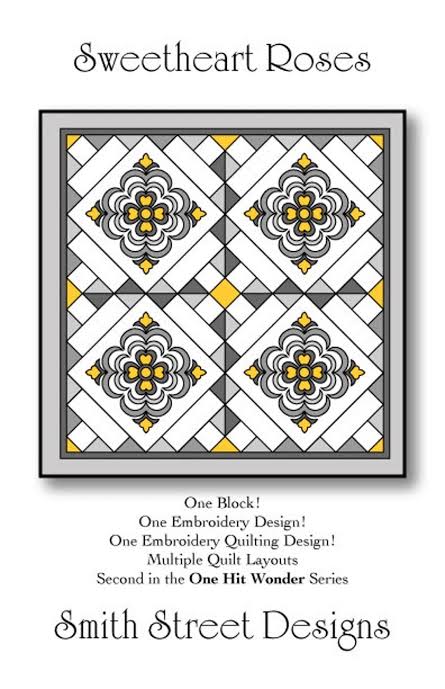 Smith Street Designs Sweetheart Roses Machine Embroidery CD
