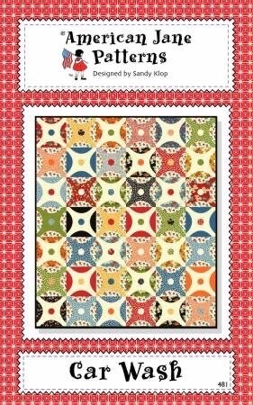 American Jane Patterns Car Wash Quilt Pattern Finished Size: 57"x67"