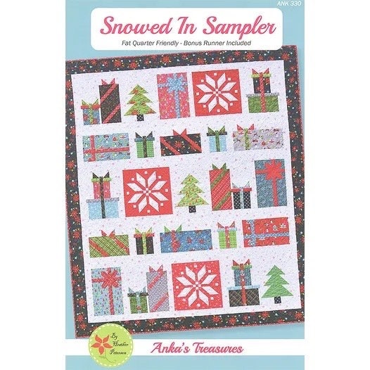 Snowed In Sampler Quilt Pattern by Anka's Treasures