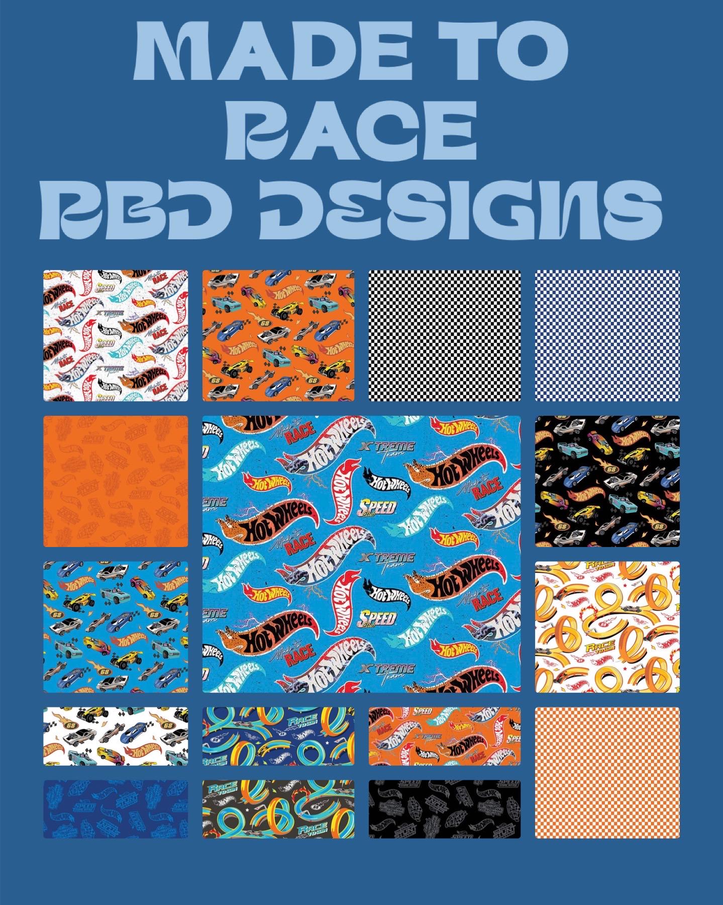 Riley Blake Made to Race Fabric Collection