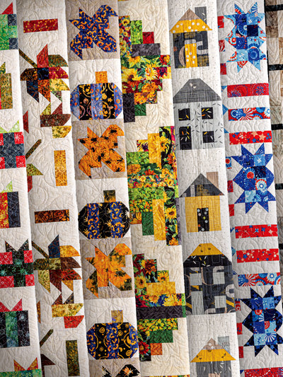 Annie's Quilting Jelly Roll Quilts For All Seasons Pattern Book - 12 Seasonal Projects Per Book (Softcover)