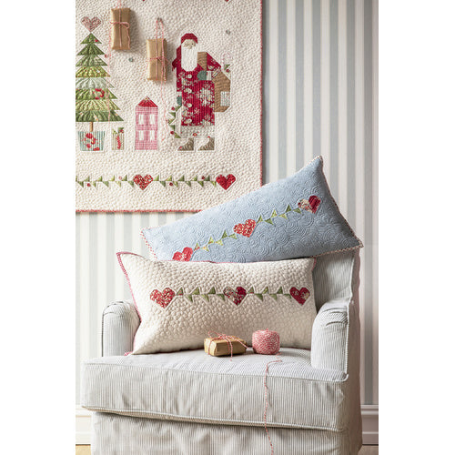Tilda Merry Little Christmas Heart Garland Pillows Pattern Free Digital PDF Download)