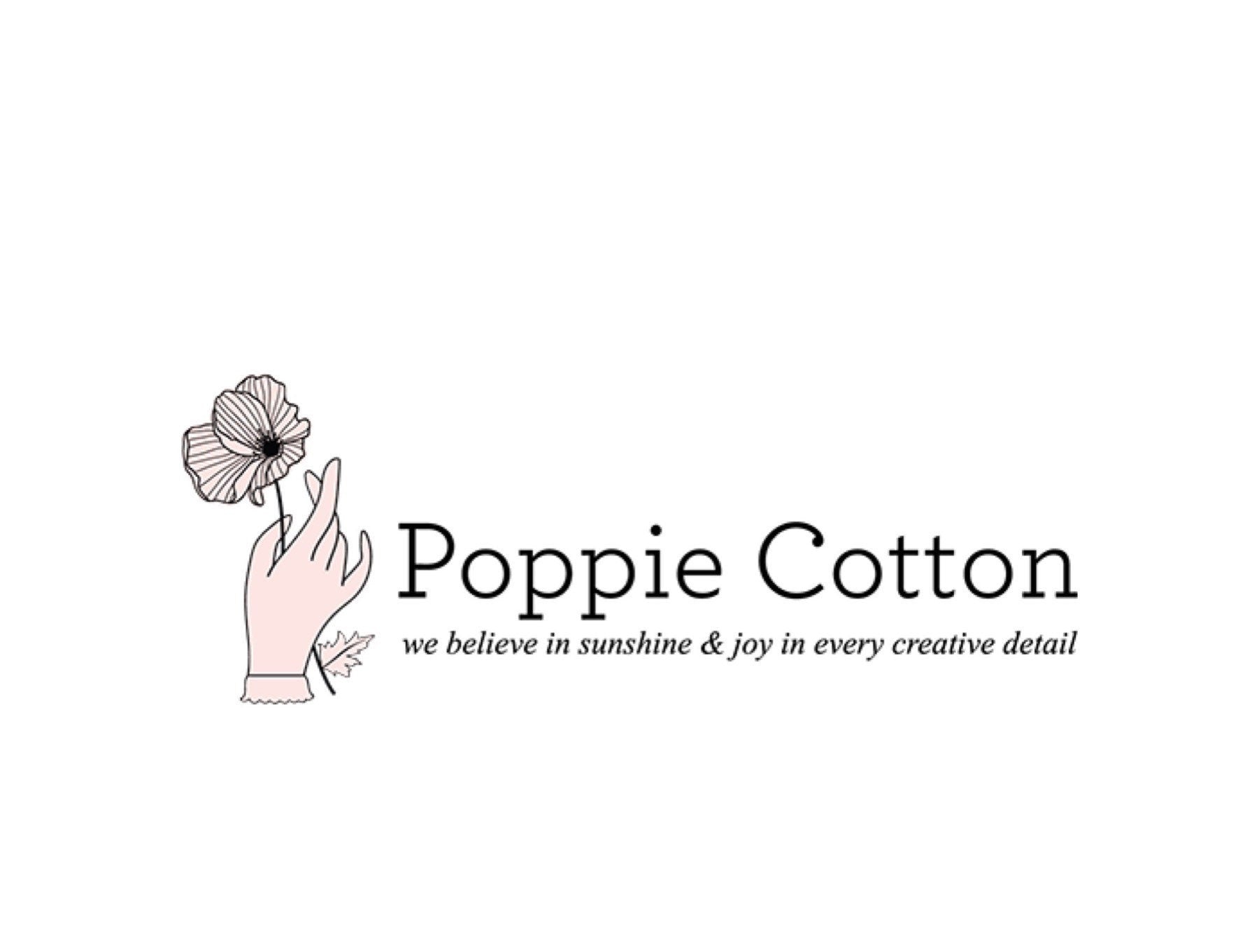 Poppie Cotton Country Roads Fabric Collection All Over Floral on Pink