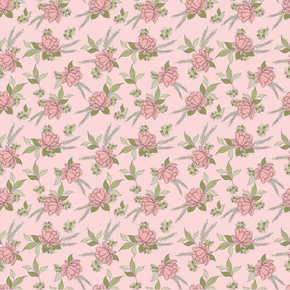 LAST BOLT! Poppie Cotton Country Roads Fabric Collection Shenandoa on Pink Premium 100% Cotton Quilt Shop Quality Fabrics