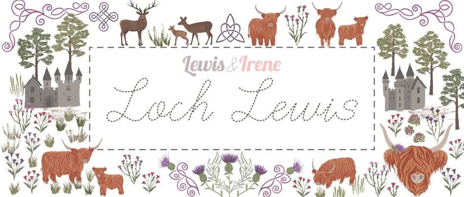 Lewis & Irene Loch Lewis Fabric Collection Antlers on Red A157.5