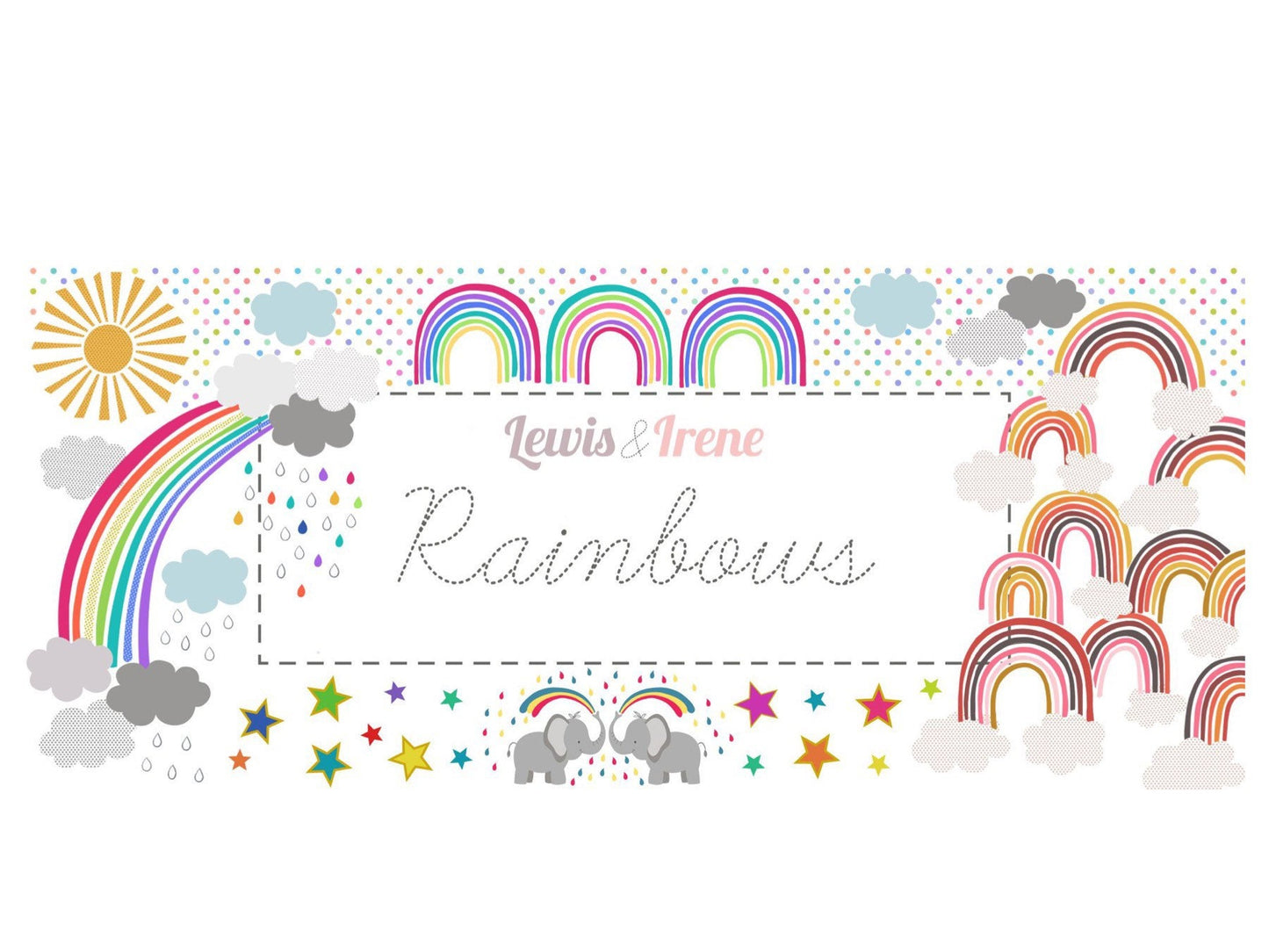 Lewis & Irene Rainbows Fabric Collection Quilt Kit #2 Finished Size: 54”x61.5” Premium 100% Cotton Quilt Shop Quality Fabrics