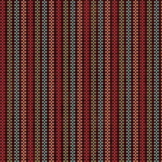 Henry Glass Note to Self Fabric Collection Stripe on Wine QSQ100% Cotton