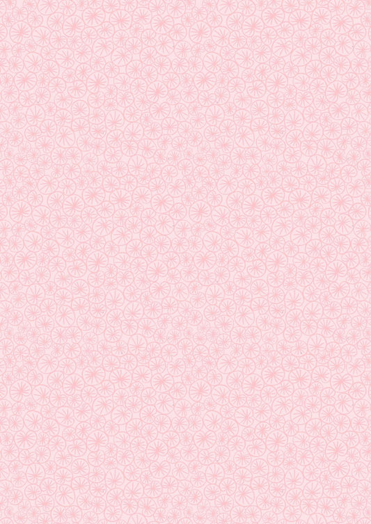 Lewis & Irene The Village Pond Fabric Collection Marigold Leaves on Blossom Pink Premium 100% Cotton Quilt Shop Quality Fabrics