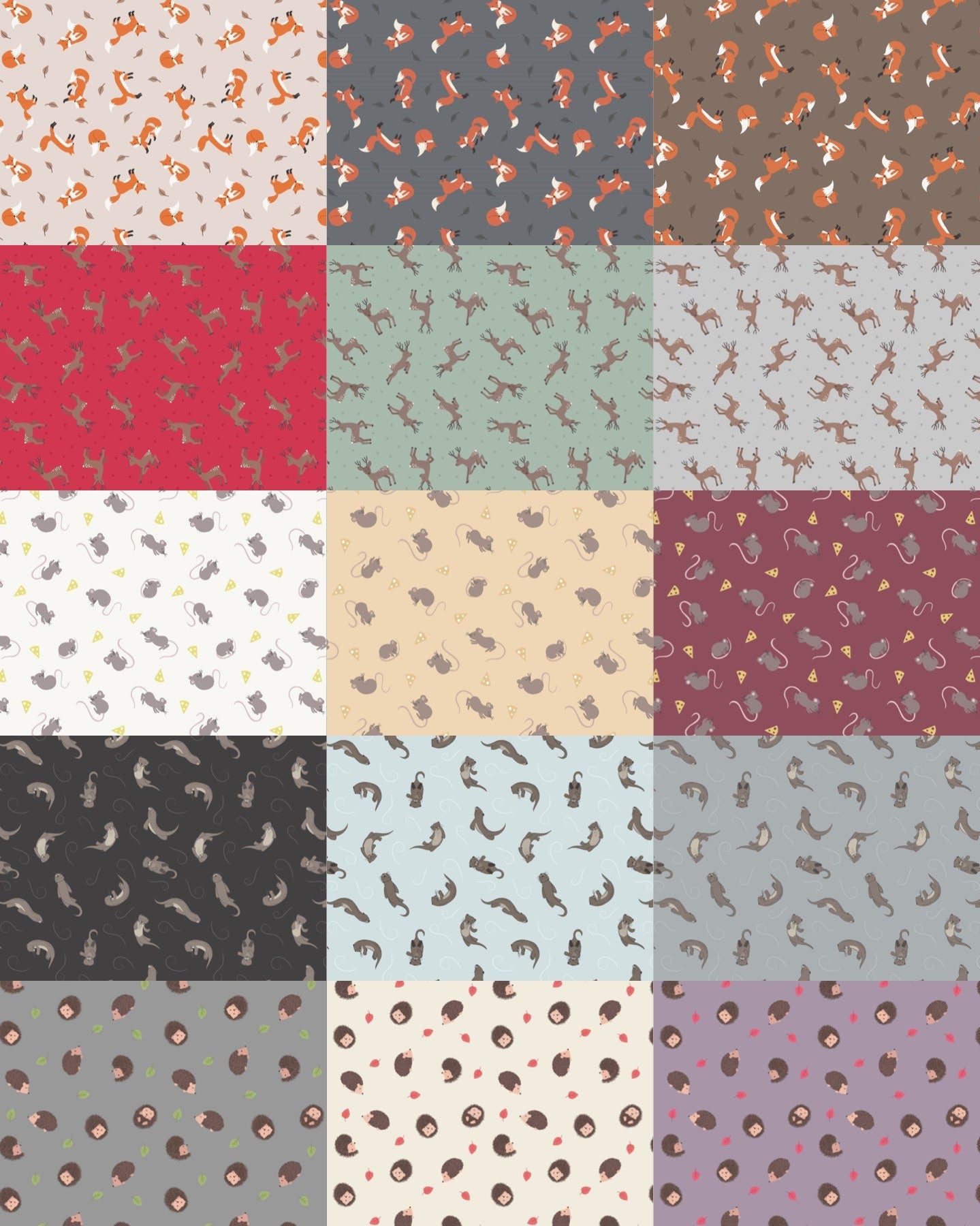 LAST BOLT! Lewis & Irene Small Things Country Creatures Fabric Collection Mice on Claret Premium 100% Cotton Quilt Shop Quality Fabrics