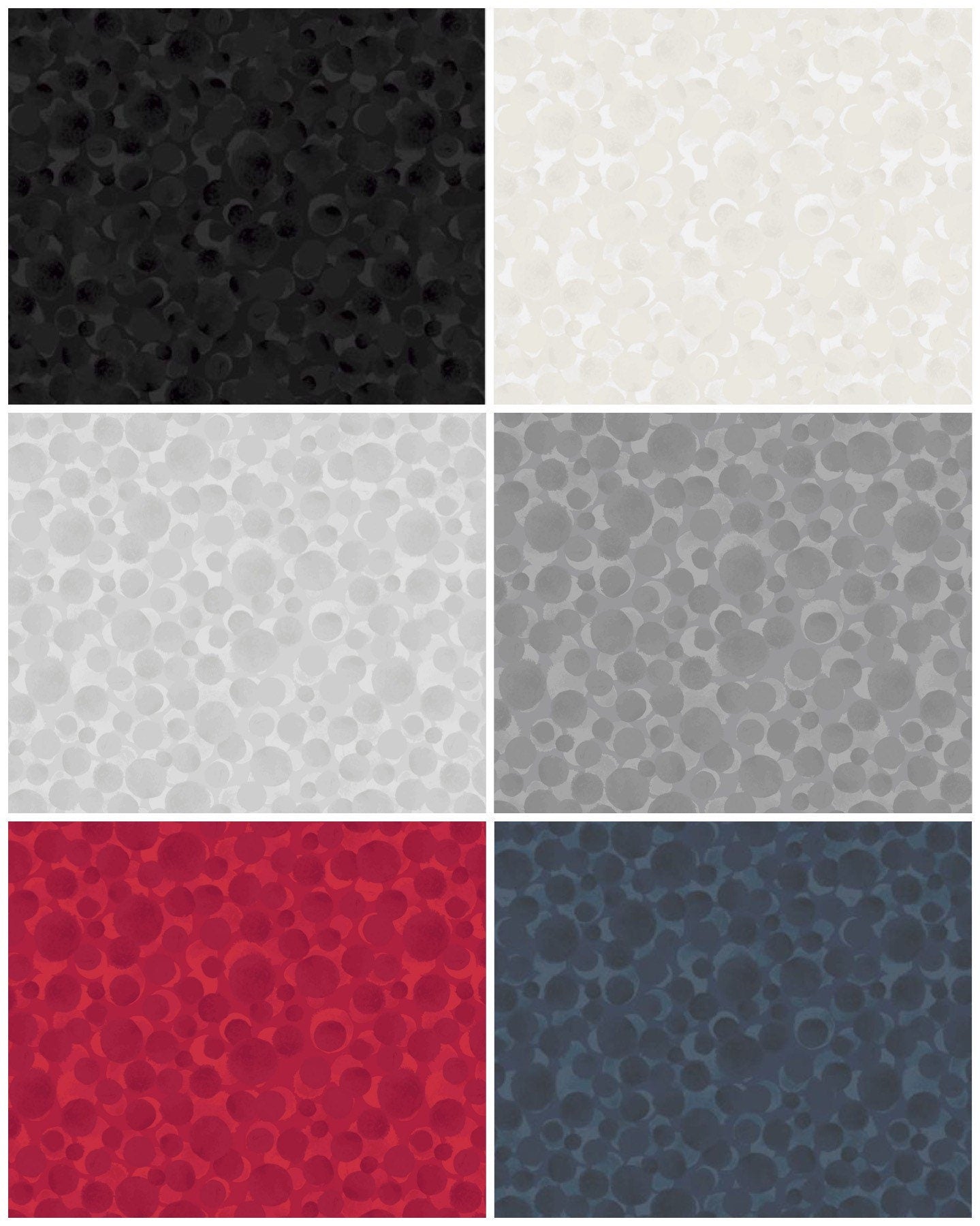 Lewis & Irene Bumbleberries Blenders Fabric Collection Indigo BB111