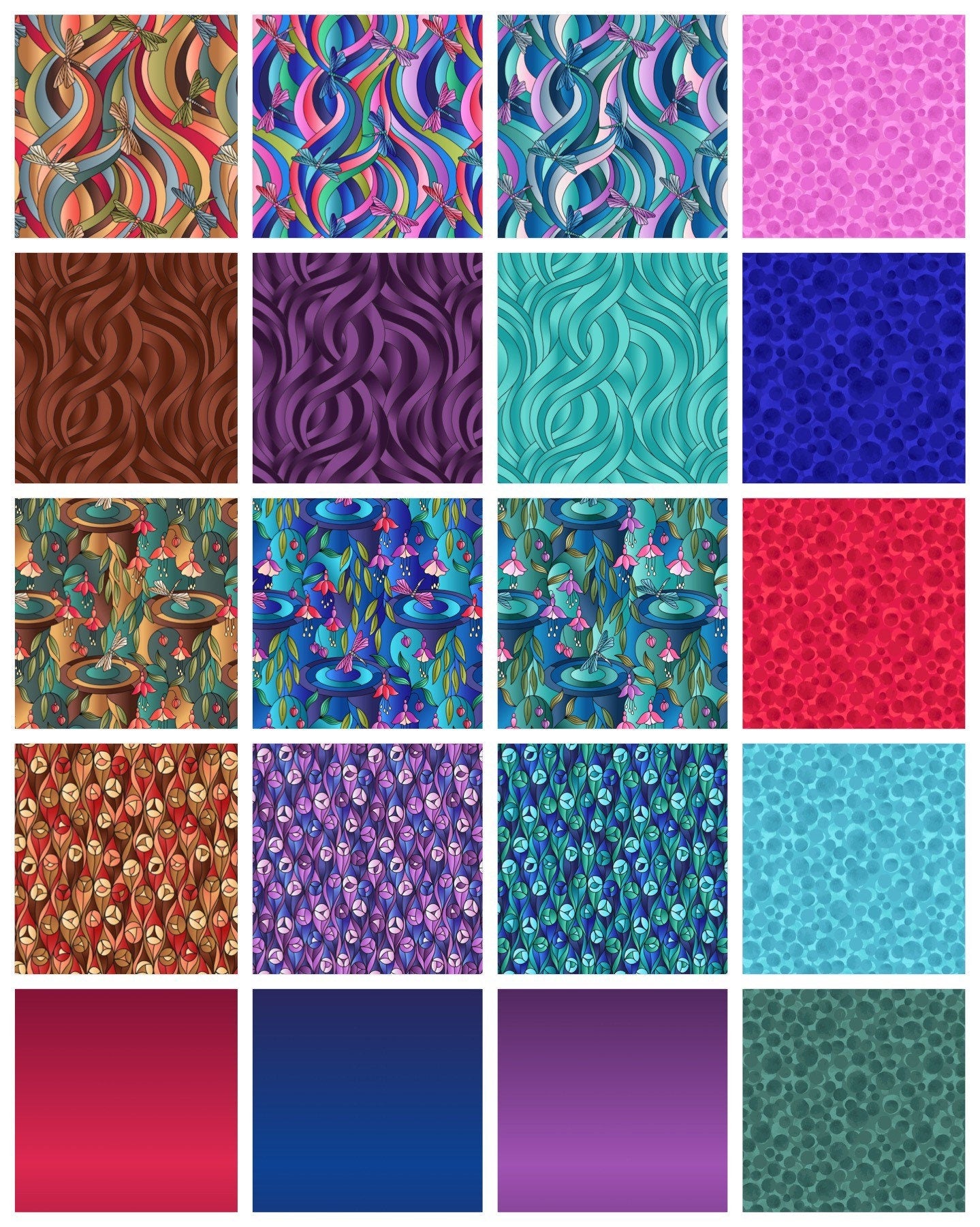 Lewis & Irene Reflections Fabric Collection Swirls on Light Turquoise A512.1
