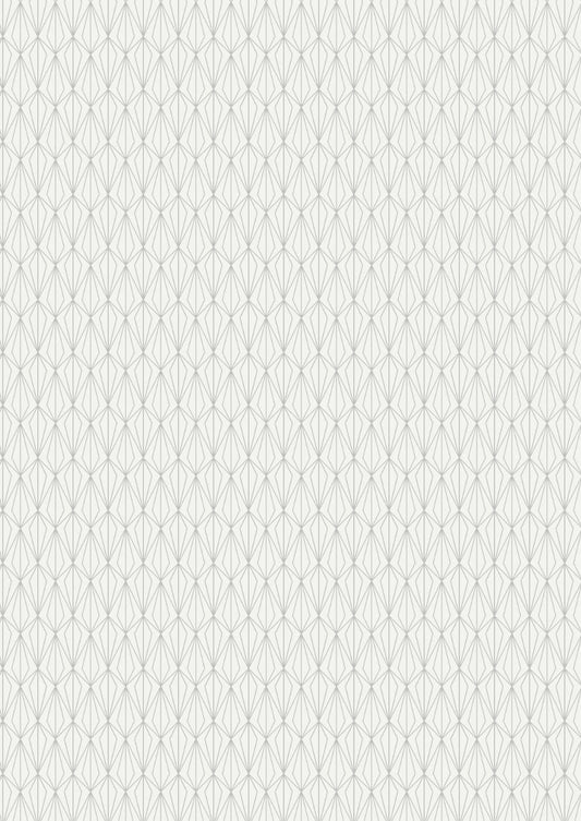 Lewis & Irene Marvelous Metallics Fabric Collection Metallic Silver Geometric on Cream Premium 100% Cotton Quilt Shop Quality Fabrics