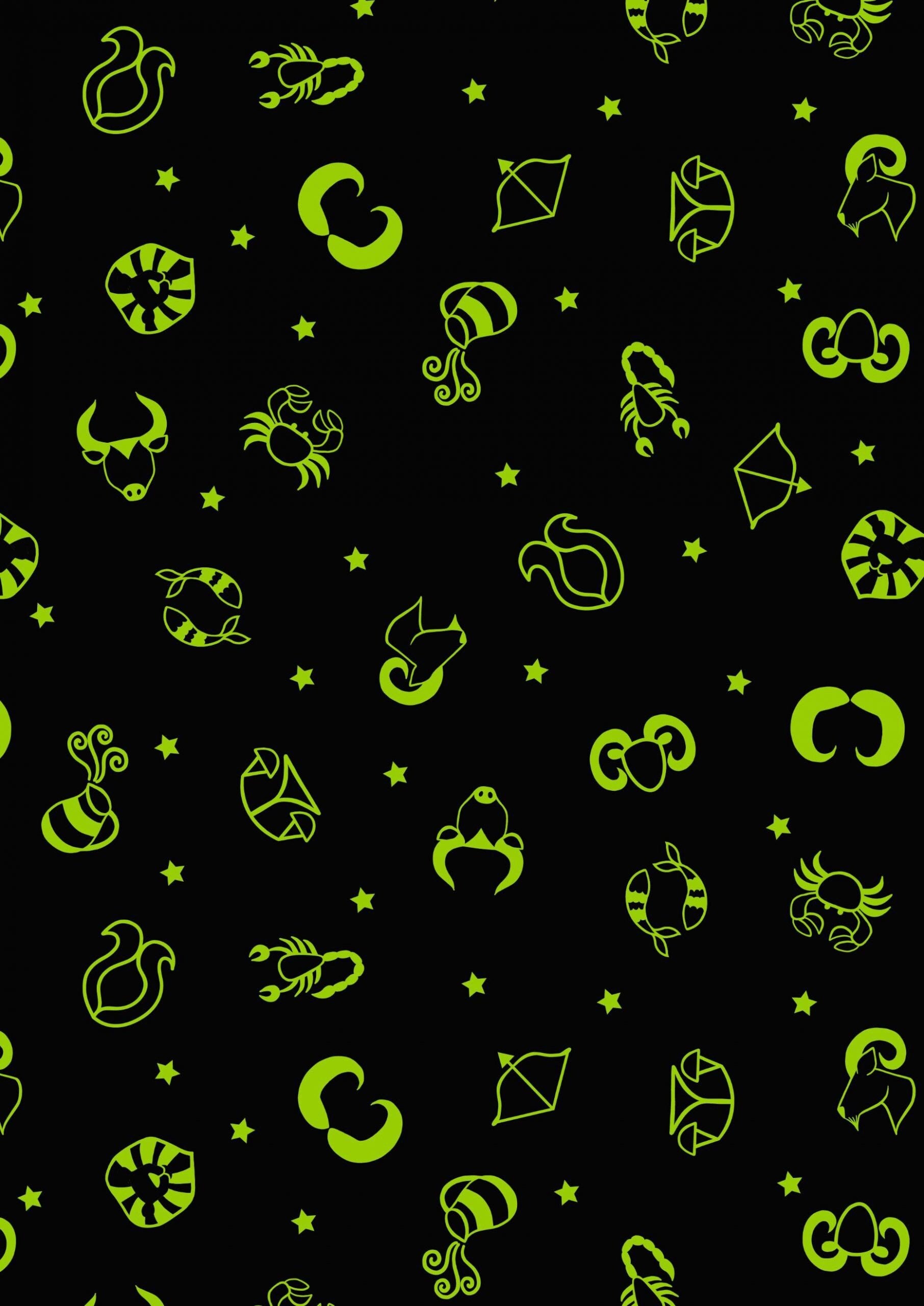 Lewis & Irene Small Things Glow Fabric Collection Glowing Star Signs on Light Clay Premium 100% Cotton Fabrics